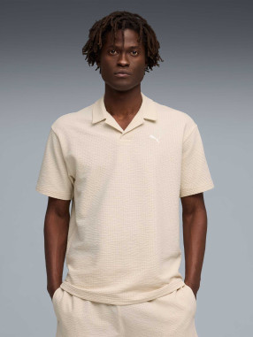 PUMA Тениска ESS ELEVATED material Polo