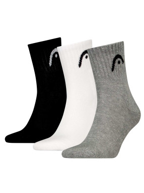 HEAD Socks ALL SPORTS TRAINING SHORT CREW 3P