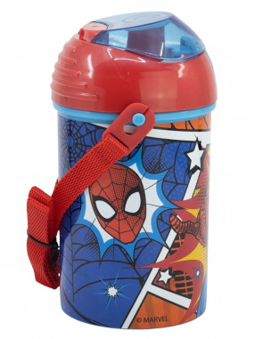 STOR Παιδικό μπουκάλι Spiderman POP UP CANTEEN 450 ML