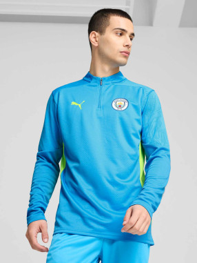 PUMA Μακρυμάνικη Μπλούζα MCFC Training 1/4 Zip Top