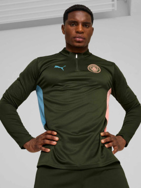 PUMA Μακρυμάνικη Μπλούζα MCFC Training 1/4 Zip Top