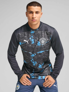 PUMA Bluza Mcfc Prematch 1/4 Zip Top