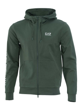EA7 Emporio Armani Суитшърт TRAIN LOGO SERIES M HOODIE FZ EXTENDED LO