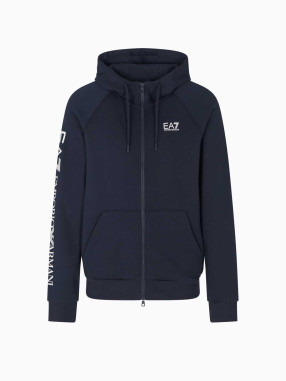 EA7 Emporio Armani Суитшърт TRAIN LOGO SERIES M HOODIE FZ EXTENDED LO