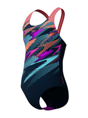 SPEEDO Цял бански GIRLS DIGI PLACEMENT SPLASHBACK