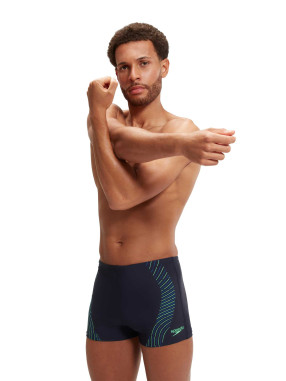 SPEEDO MENS DUO LOGO PRINT AQUASHORT