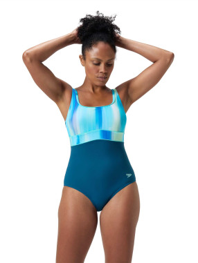 SPEEDO Αθλητικό Μαγιό WOMENS SHAPING CONTOURECLIPSE PRINTED