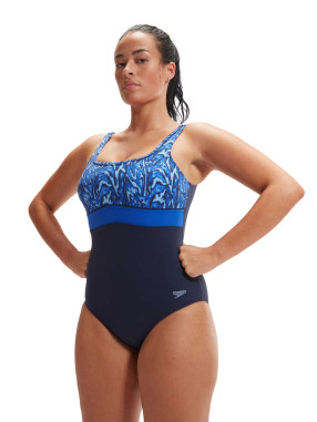 SPEEDO Ženski jednodelni kupaći kostim WOMENS SHAPING CONTOURECLIPSE PRINTED