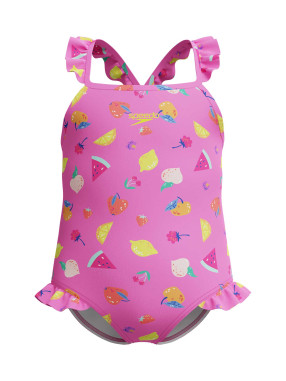 SPEEDO Цял бански GIRLS FRILL THINSTRAP 1PC