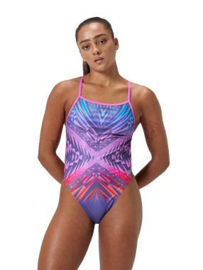 SPEEDO Ženski jednodelni kupaći kostim WOMENS PLACEMENT DIGITAL VBACK