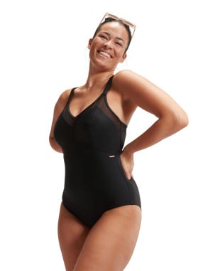 SPEEDO Women's Shaping Strappy One-Piece Swimsuit