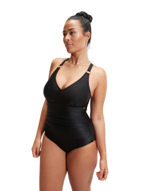 SPEEDO WOMENS SHAPING V NECK Swimsuit
