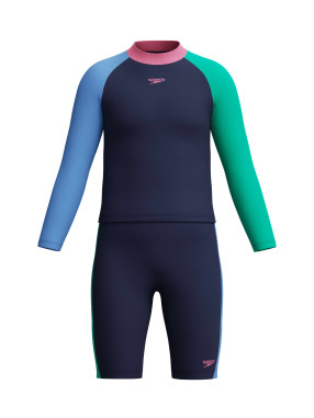 SPEEDO Dečiji dvodelni komplet sa UV zaštitom  GIRLS COLOURBLOCK SET