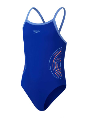 SPEEDO Παιδικό Αθλητικό Μαγιό GIRLS PLASTISOL PLACEMENT MUSCLEBACK