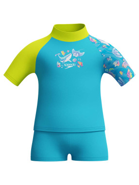 SPEEDO Dečiji dvodelni kupaći kostim sa UV zaštitom  BOYS DIGITAL SET