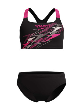 SPEEDO Бански 2 части GIRLS MEDLEY LOGO RACERBACK 2PC