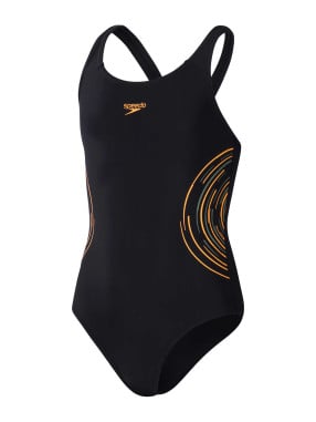 SPEEDO Ženski jednodelni kupaći kostim GIRLS PLACMEMENT MUSCLEBACK
