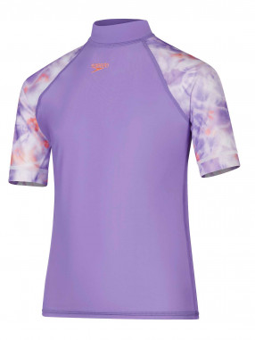 SPEEDO Ženski kupaći kostim sa UV zaštitom GIRLS PRINTED SUN TOP