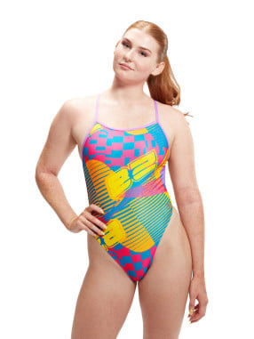 SPEEDO ZENSKI KUPACI KOSTIM SPEEDO WOMENS ALLOVER DIGITAL VBACK Swimsuit