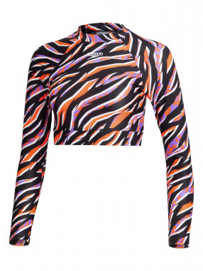 SPEEDO ZENSKA MAJICA DUGIH RUKAVA ZA VODU SPEEDO ALV CROP LS SUNT AF Rash Top UV protection