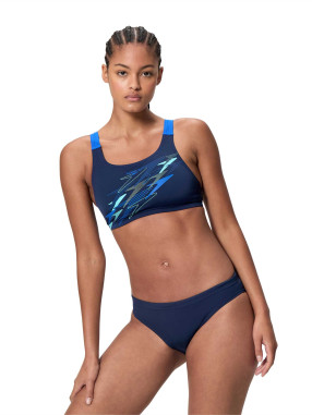 SPEEDO Бански 2 части MEDLEY LOGO V-BACK 2PC AF