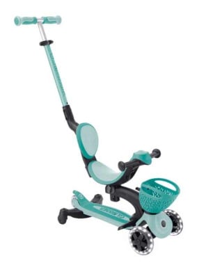 GLOBBER 5 in 1 scooter BABY LEARN 360 FLASH LIGHTS