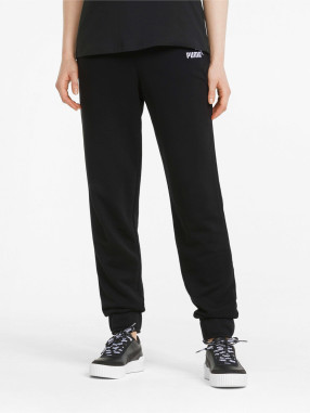 PUMA ESS+ Embroidery High-Waist Sports Pants