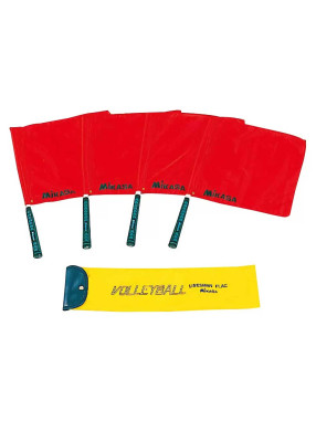 MIKASA Steaguri de arbitru de volei, 4 buc.