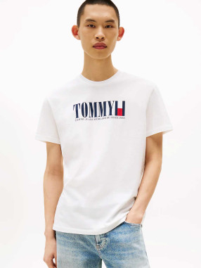 TOMMY JEANS Тениска TJM REG TOMMY DNA FLAG TEE EXT
