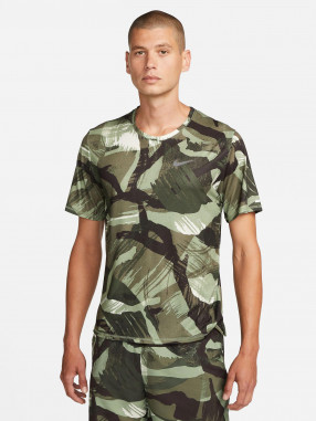 NIKE Κοντομάνικη Μπλούζα M NK DF MILER SS CAMO