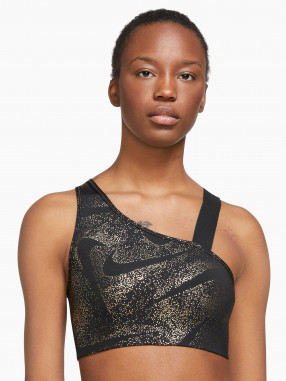 NIKE Bustiera sport W Df Swsh Asym Aop