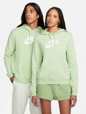 NIKE Μακρυμάνικη Μπλούζα W NSW CLUB FLC GX STD PO HDY