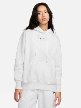 NIKE Μακρυμάνικη Μπλούζα W NSW PHNX FLC OS PO HOODIE