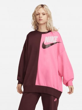 NIKE Блуза W FT FLC OOS CREW DNC