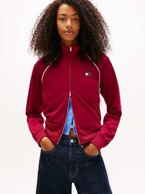 TOMMY JEANS Суитшърт TJW BADGE TRACK JACKET EXT
