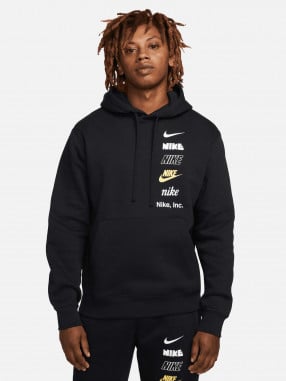 NIKE Μακρυμάνικη Μπλούζα M NK CLUB+ BB PO HOODIE MLOGO