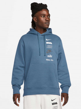 NIKE Μακρυμάνικη Μπλούζα M NK CLUB+ BB PO HOODIE MLOGO