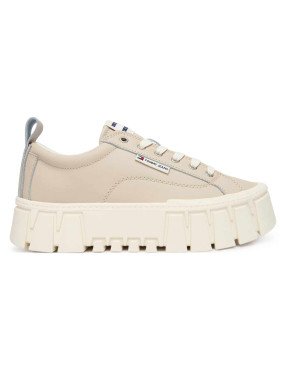 TOMMY JEANS Обувки TJW VULC FLATFORM LEATHER
