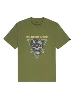 QUIKSILVER Tricou Core Skull Ss