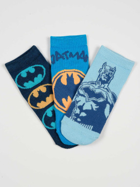 KIDS MOVIE HEROES Чорапи - комплект 3 чифта BATMAN