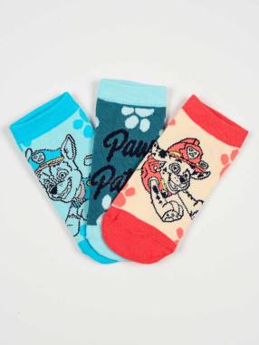 KIDS MOVIE HEROES PAW PATROL Socks - Pack of 3 Pairs