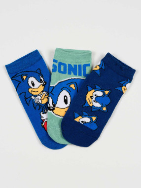 KIDS MOVIE HEROES Чорапи - комплект 3 чифта SONIC