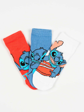 KIDS MOVIE HEROES Чорапи - комплект 3 чифта Lilo&Stitch