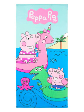 KIDS MOVIE HEROES Плажна кърпа PEPPA PIG