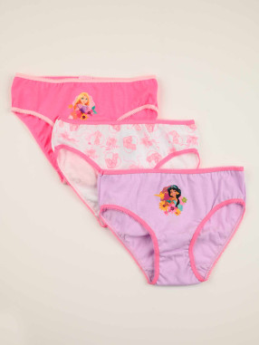 KIDS MOVIE HEROES Underwear 3-Piece Set PRINCESS