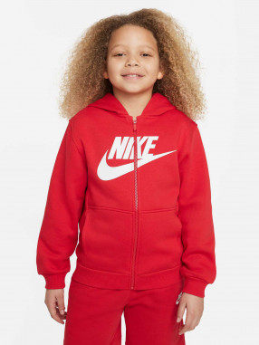 NIKE Παιδική Αθλητική Ζακέτα K NSW CLUB FLC HD FZ LS HBR