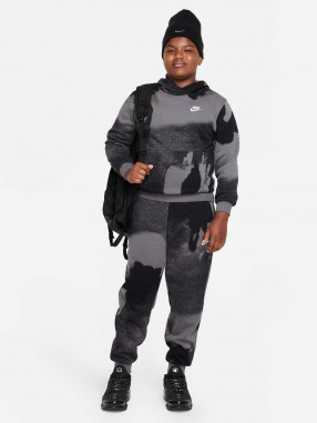 NIKE Hanorac K Clb Flc Hbr Po Hd Wash Aop