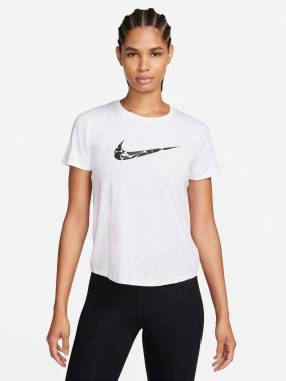 NIKE Κοντομάνικη Μπλούζα W NK ONE SWSH HBR DF SS TOP