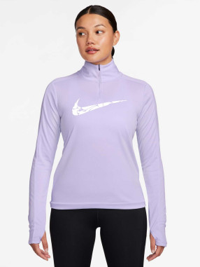 NIKE Μακρυμάνικη Μπλούζα W NK SWSH HBR DF HZ MID