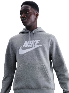 NIKE Μακρυμάνικη Μπλούζα M NK CLUB BB PO GFX HOODIE
